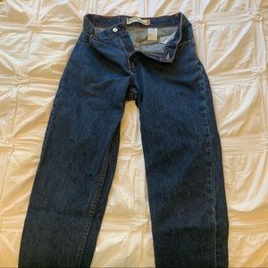 dark wash vintage levi’s